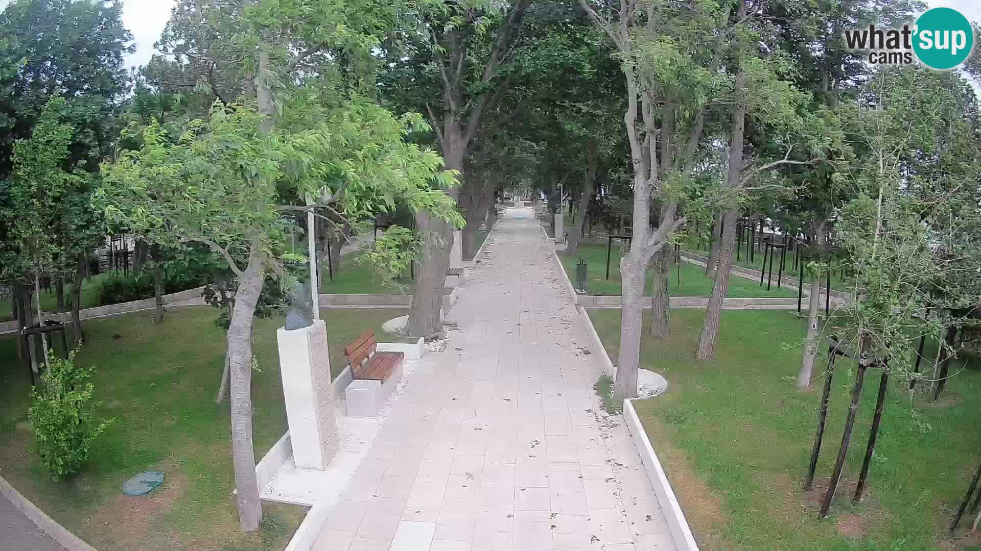 Writers’ Park Webcam Senj – Live by the Sea