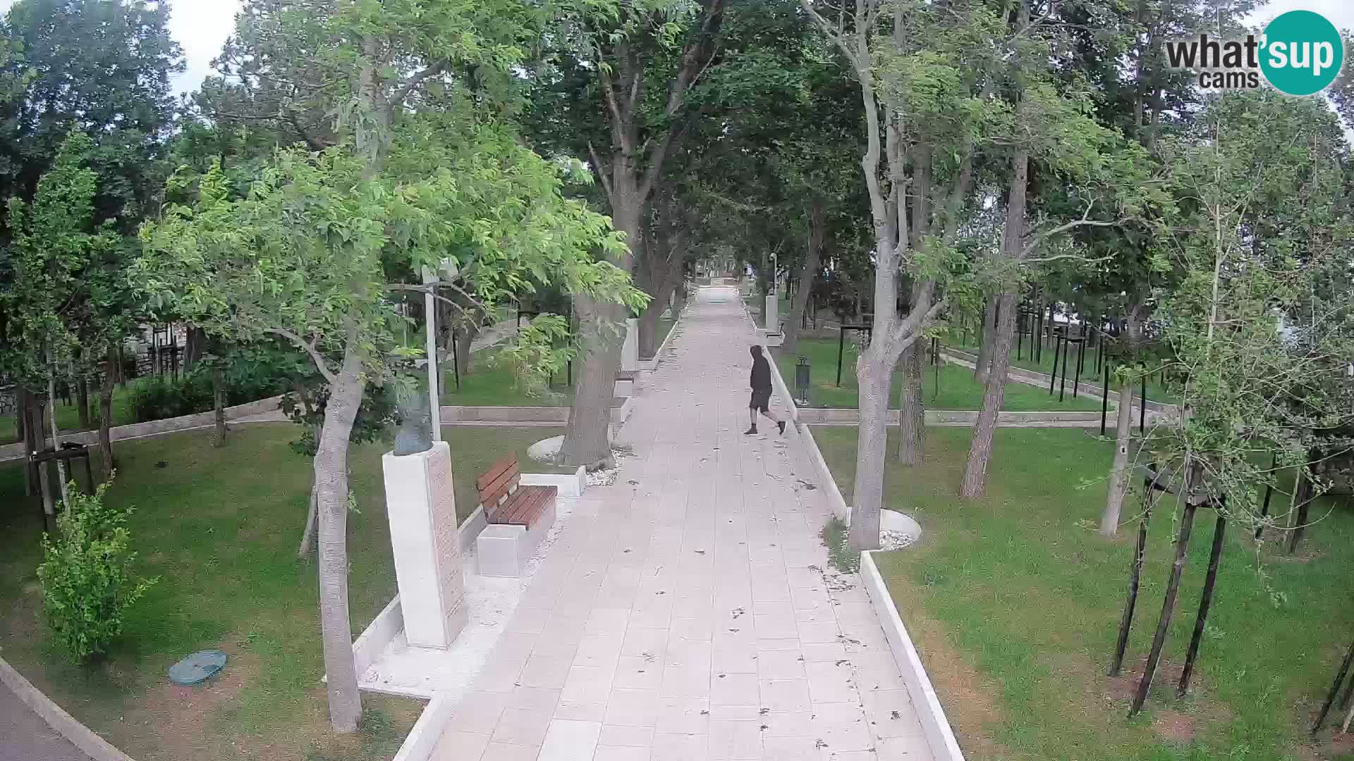Writers’ Park Webcam Senj – Live by the Sea