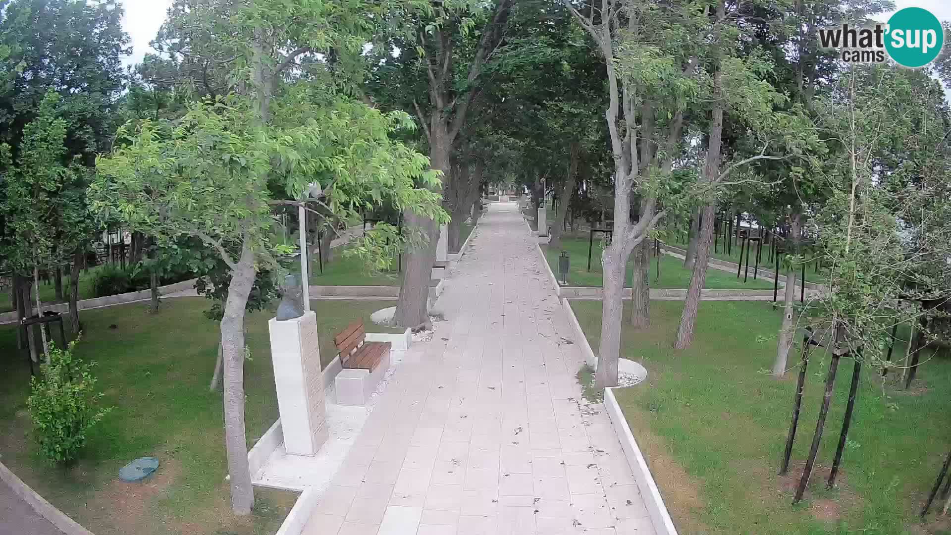 Writers’ Park Webcam Senj – Live by the Sea