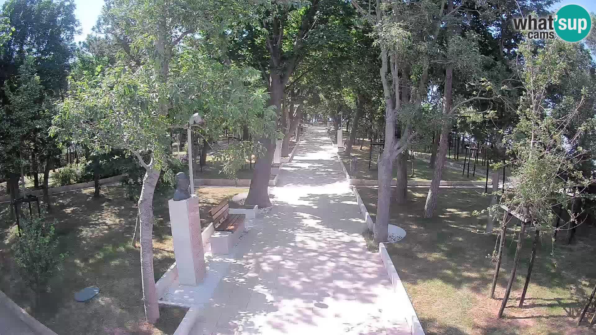Writers’ Park Webcam Senj – Live by the Sea