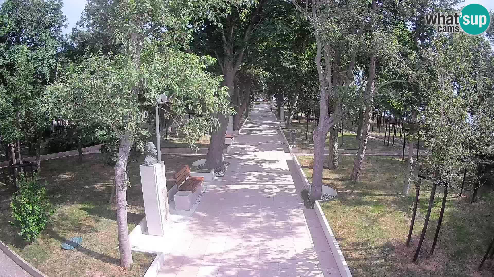 Writers’ Park Webcam Senj – Live by the Sea