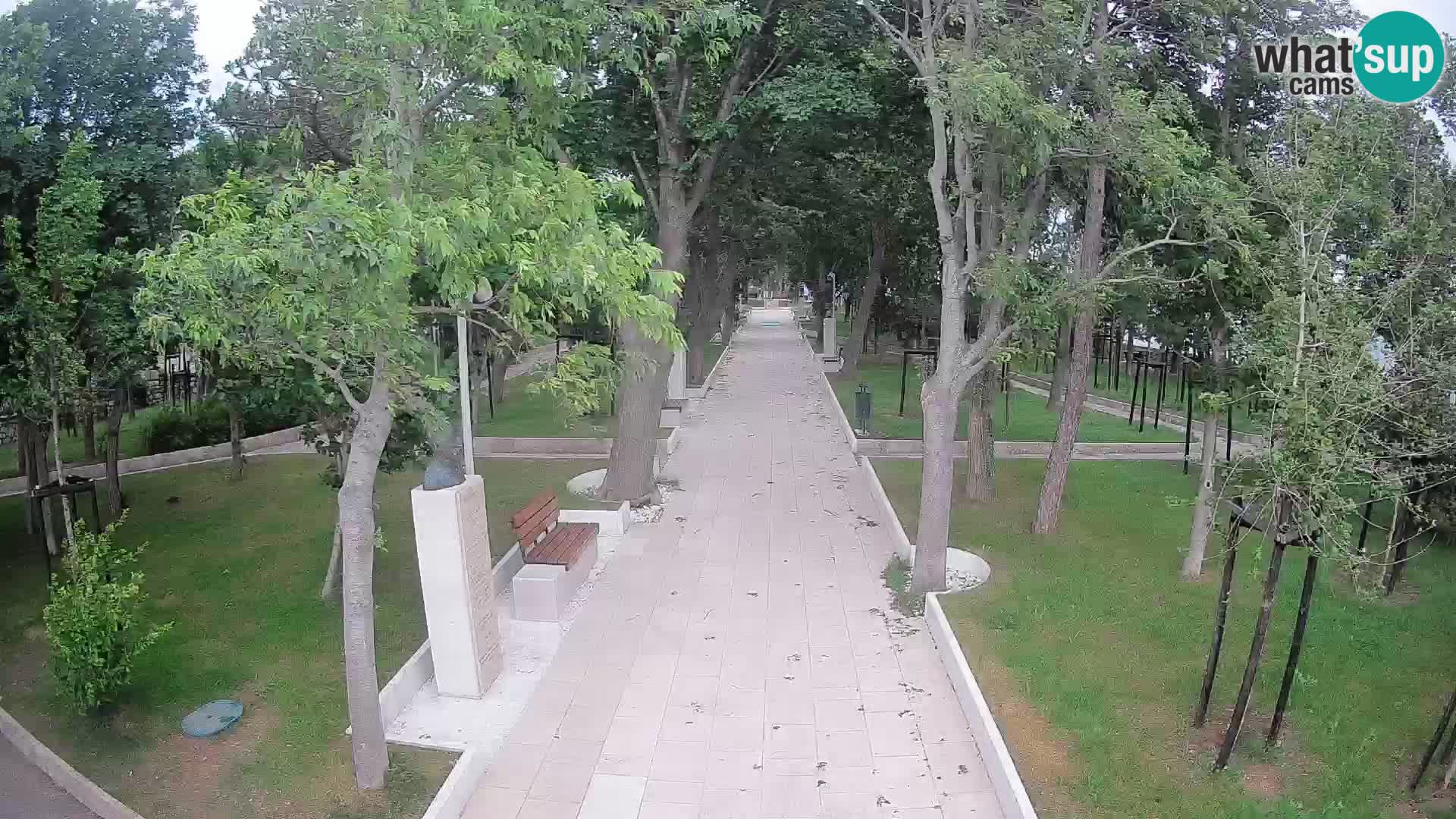 Writers’ Park Webcam Senj – Live by the Sea