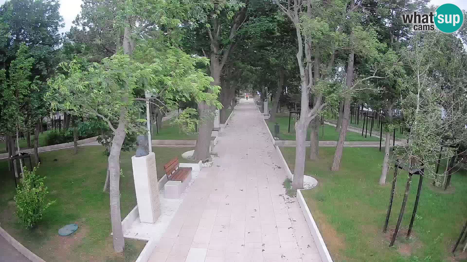 Writers’ Park Webcam Senj – Live by the Sea