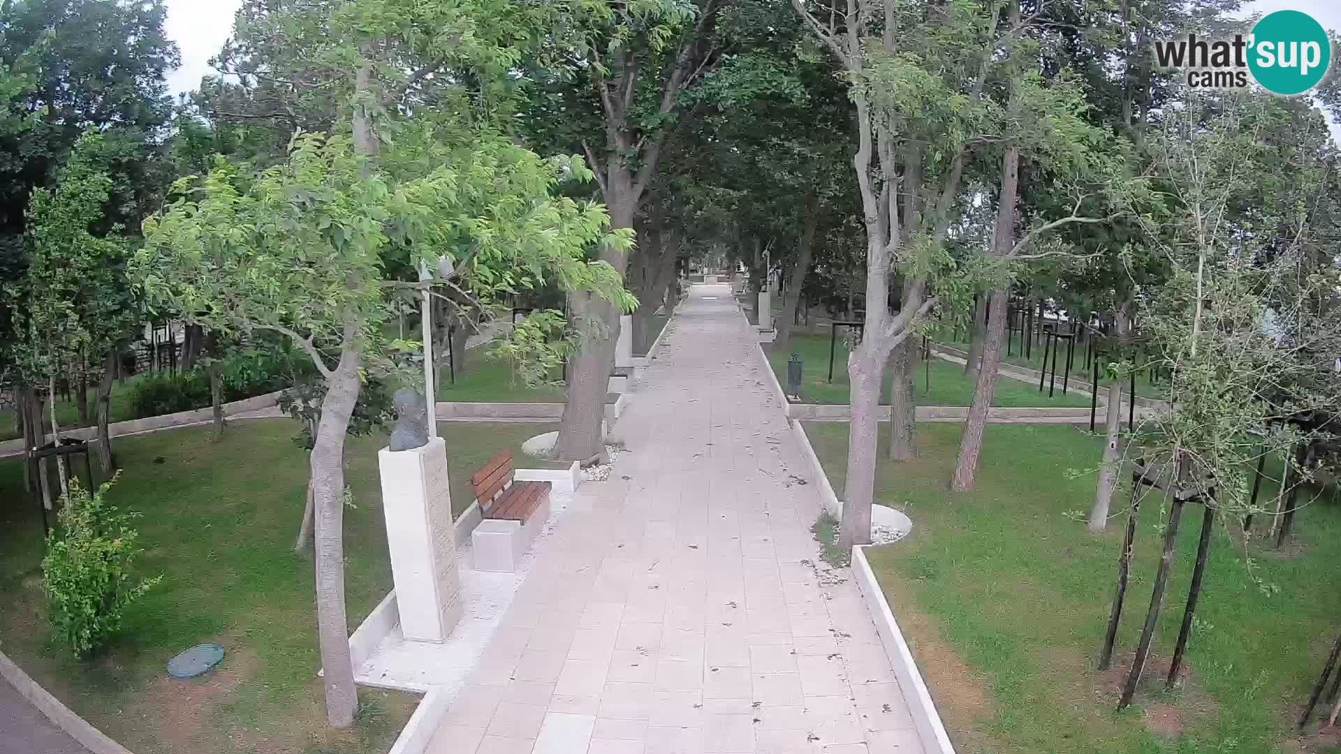 Writers’ Park Webcam Senj – Live by the Sea