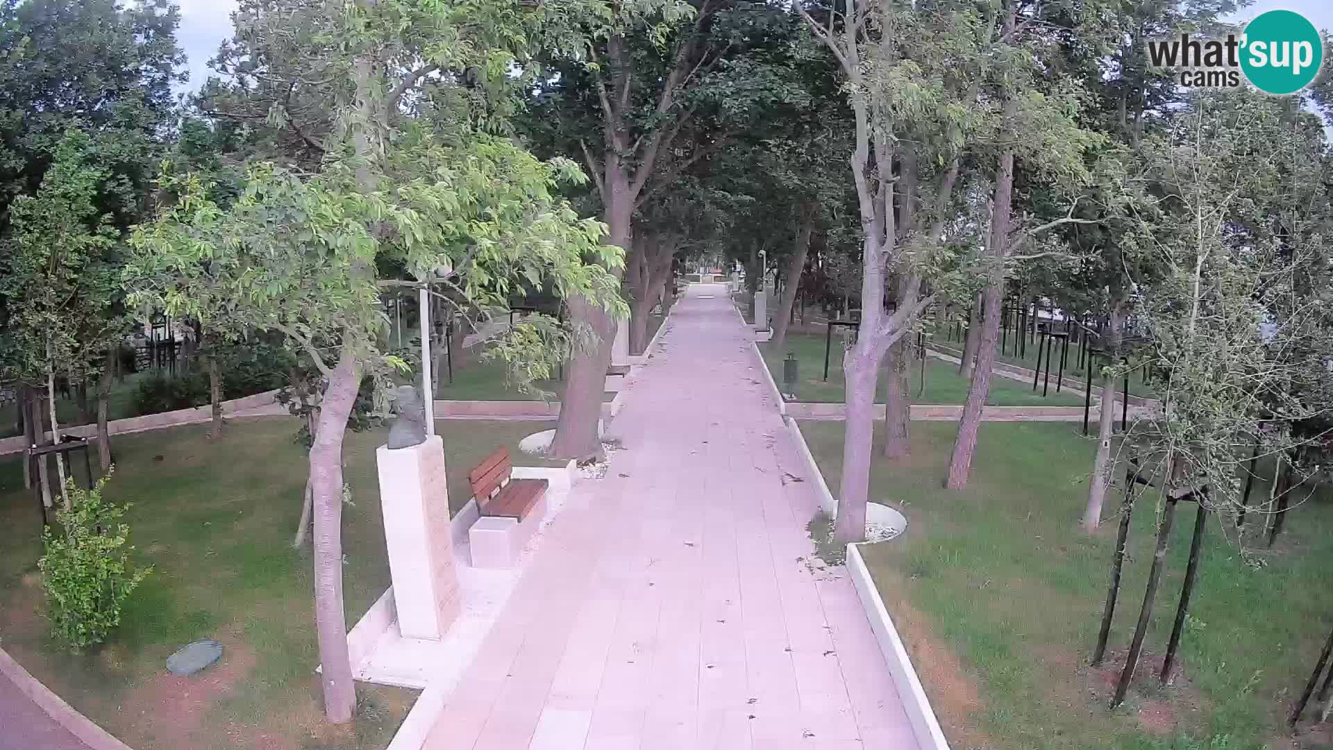 Writers’ Park Webcam Senj – Live by the Sea