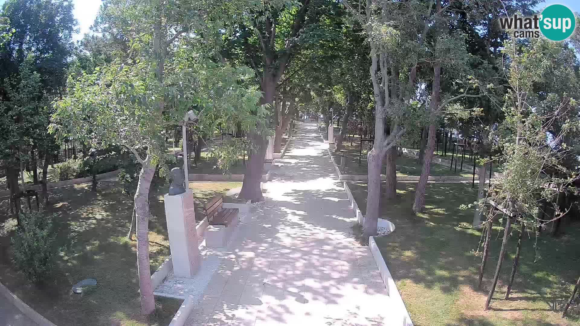 Writers’ Park Webcam Senj – Live by the Sea