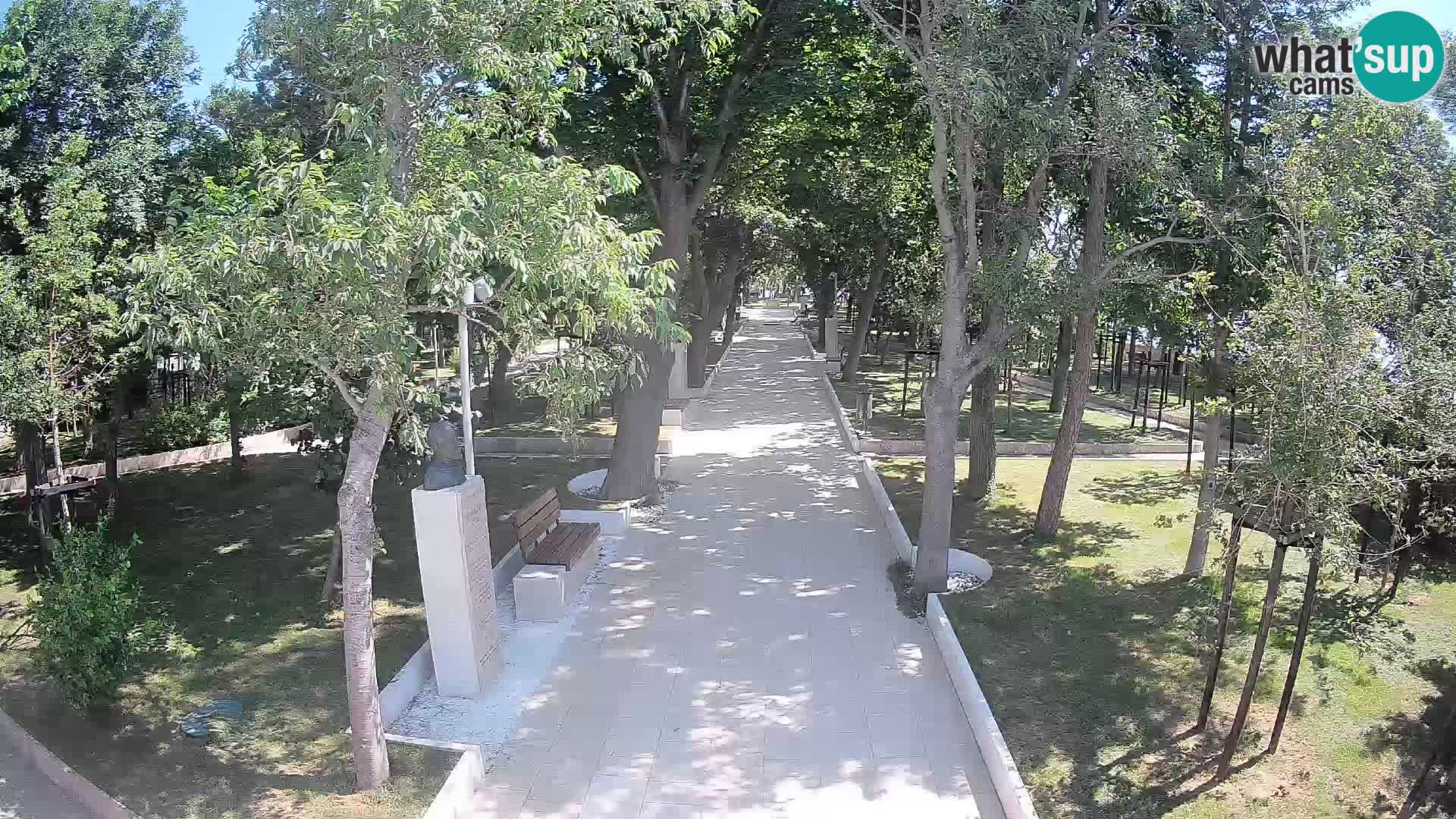 Writers’ Park Webcam Senj – Live by the Sea