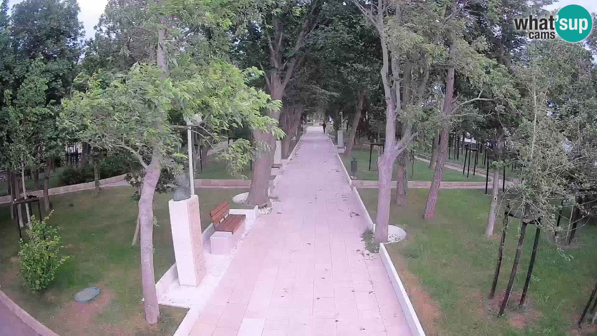 Writers’ Park Webcam Senj – Live by the Sea