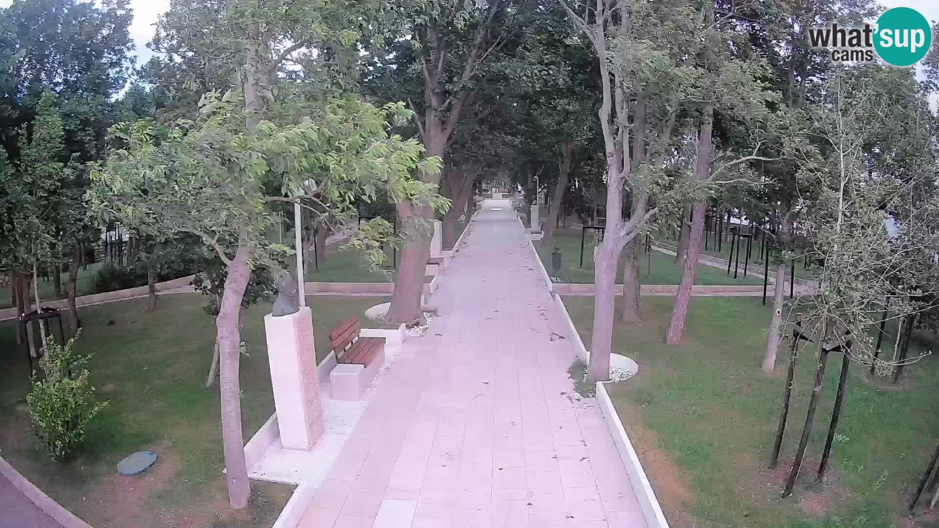 Writers’ Park Webcam Senj – Live by the Sea