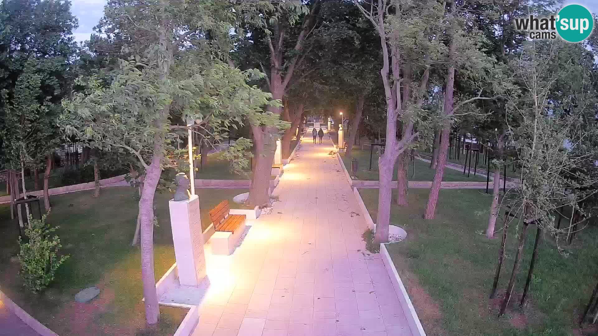 Writers’ Park Webcam Senj – Live by the Sea