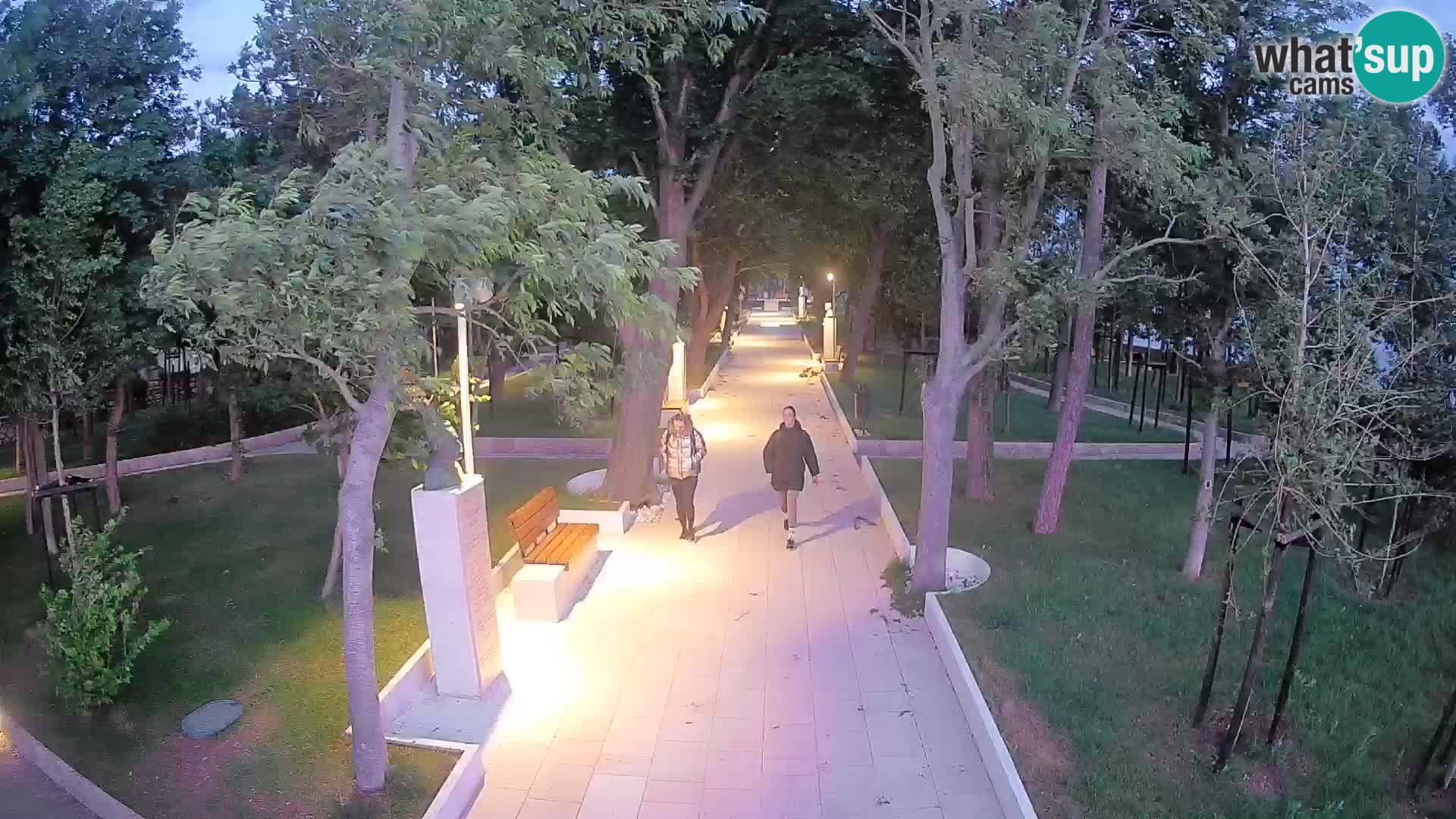 Webcam Schriftstellerpark Senj – Live am Meer