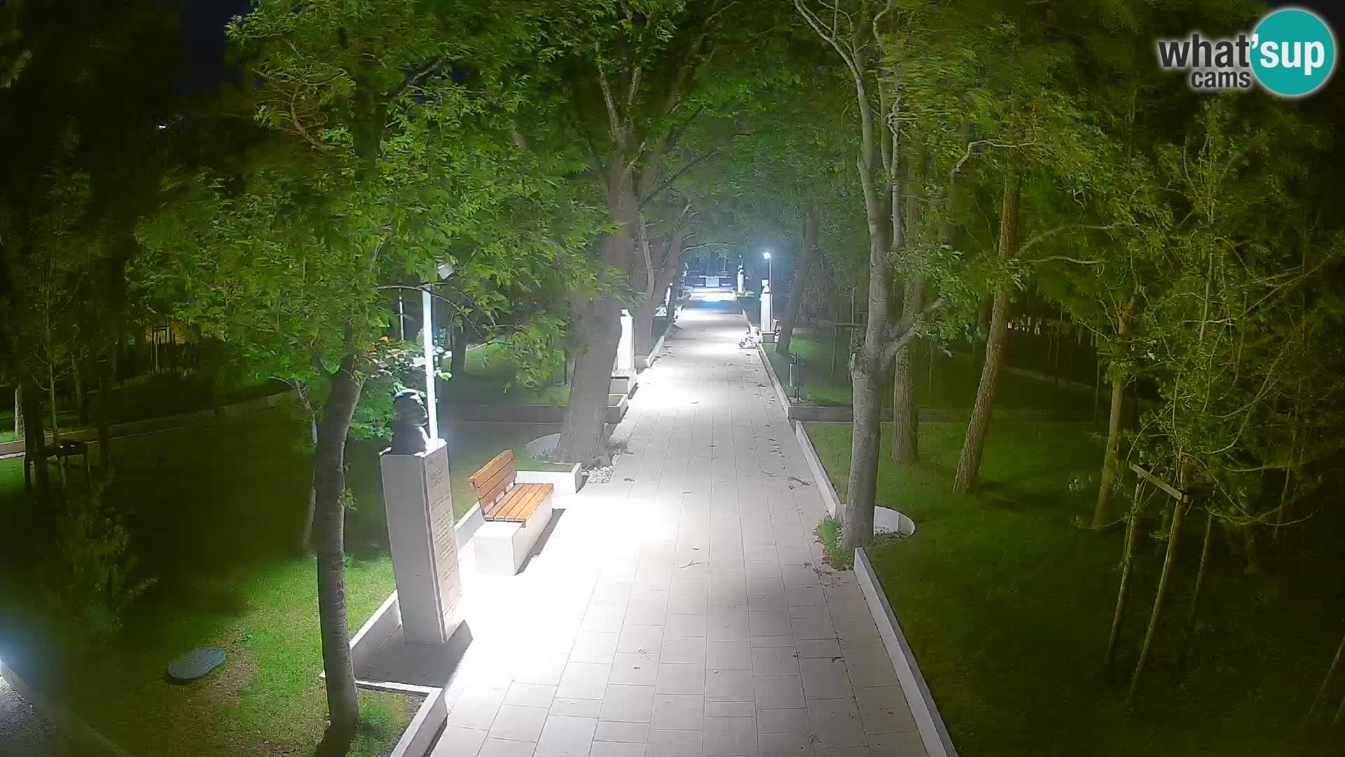 Writers’ Park Webcam Senj – Live by the Sea