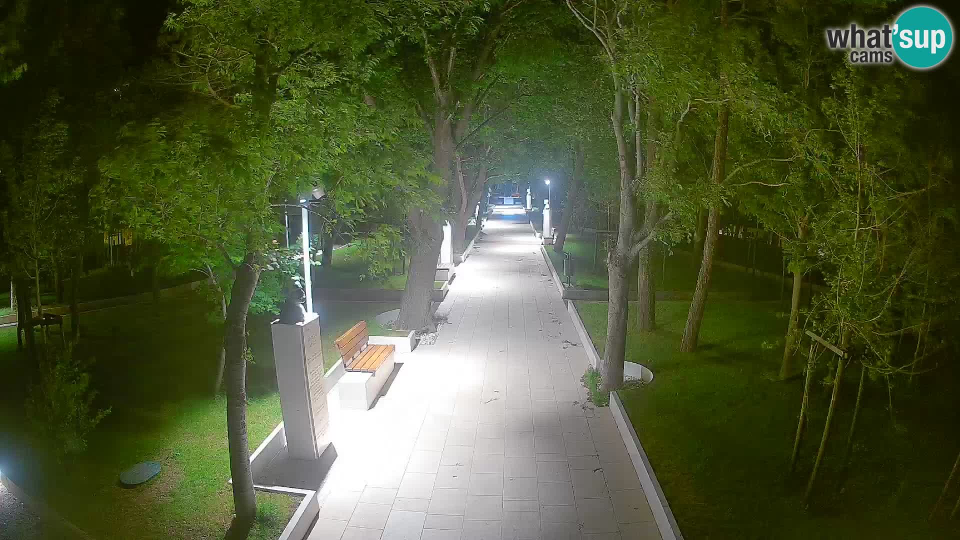 Writers’ Park Webcam Senj – Live by the Sea