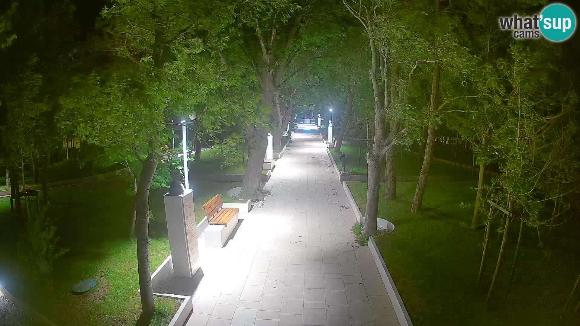 Writers’ Park Webcam Senj – Live by the Sea