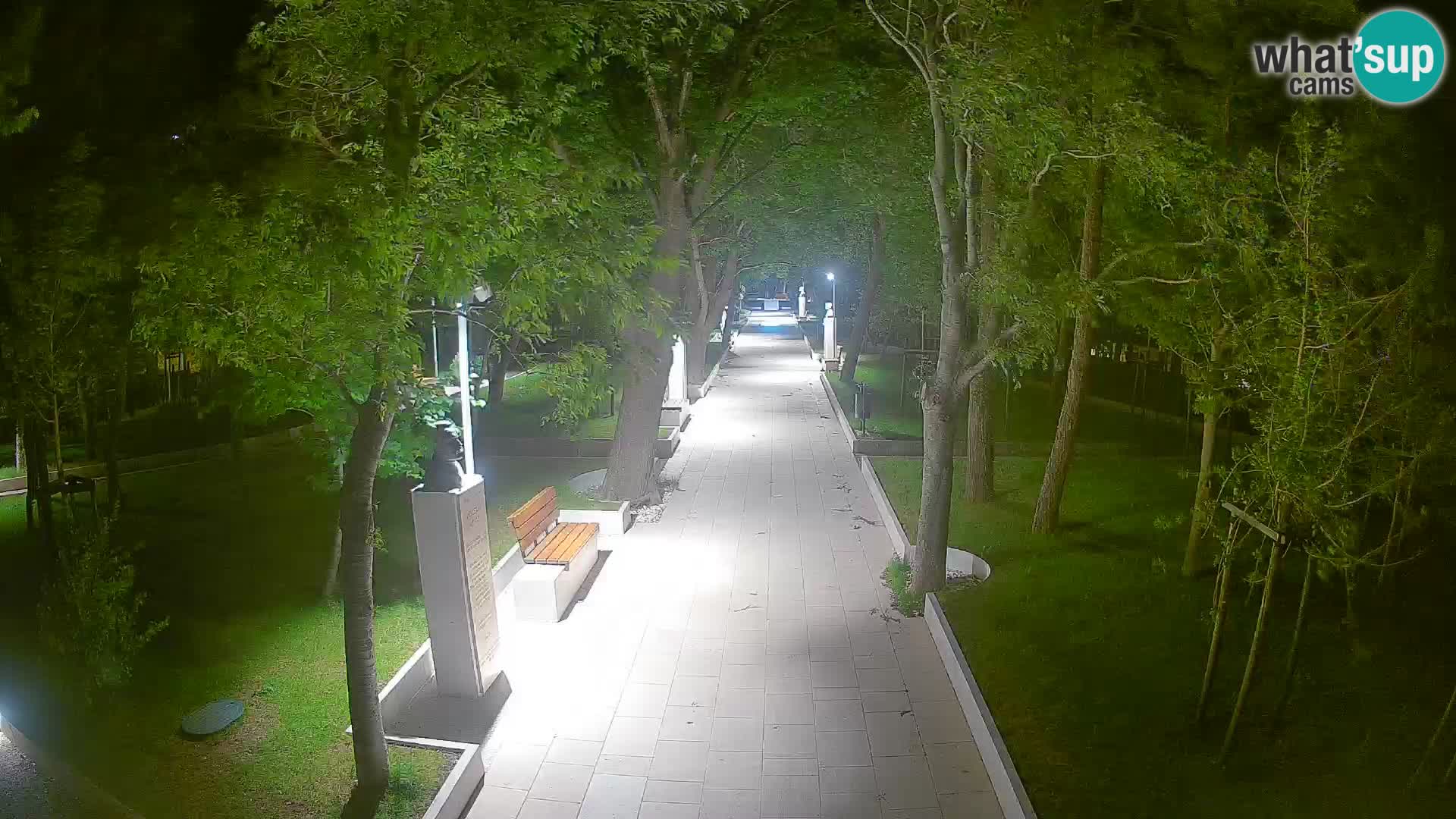 Webcam Schriftstellerpark Senj – Live am Meer