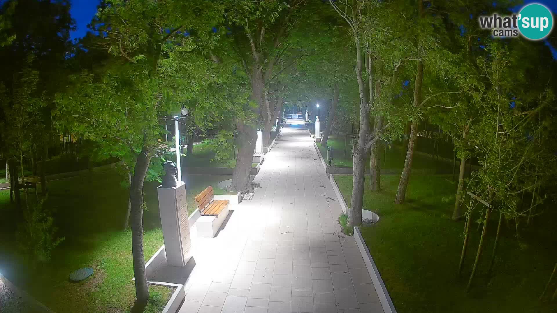 Writers’ Park Webcam Senj – Live by the Sea