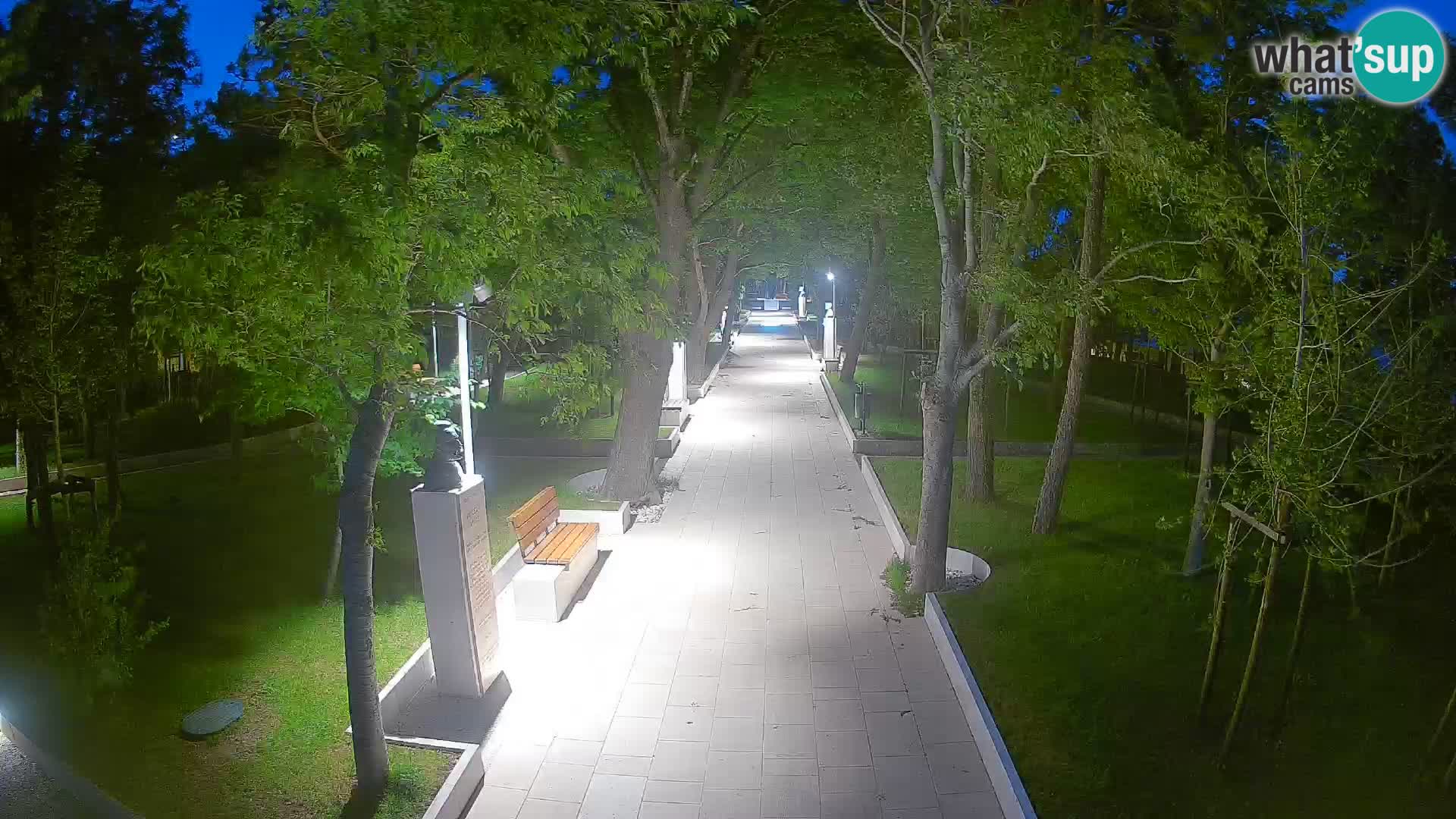 Writers’ Park Webcam Senj – Live by the Sea