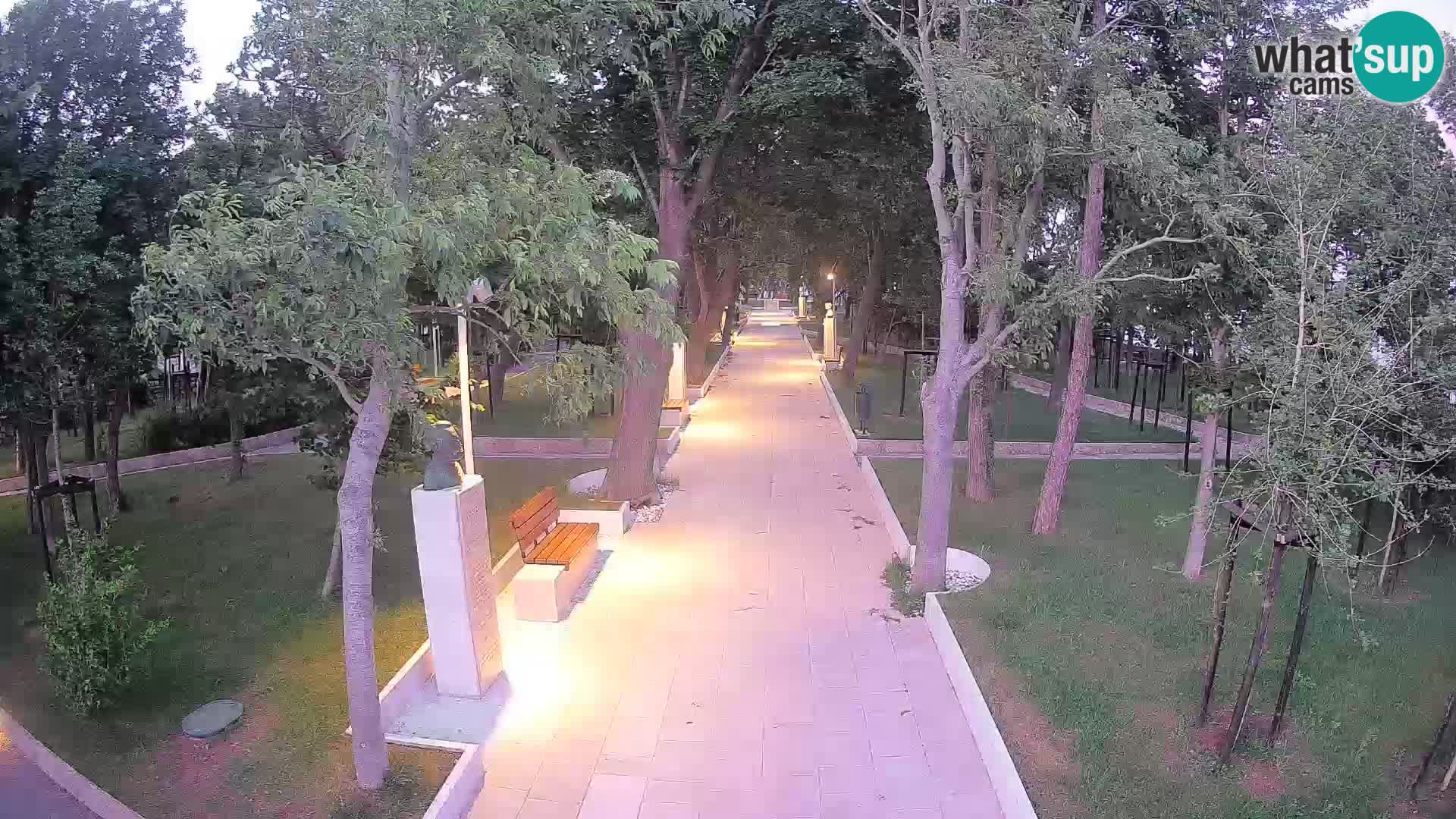 Webcam Schriftstellerpark Senj – Live am Meer