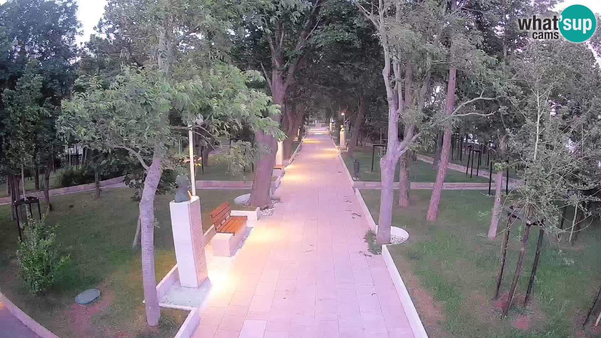 Webcam Schriftstellerpark Senj – Live am Meer
