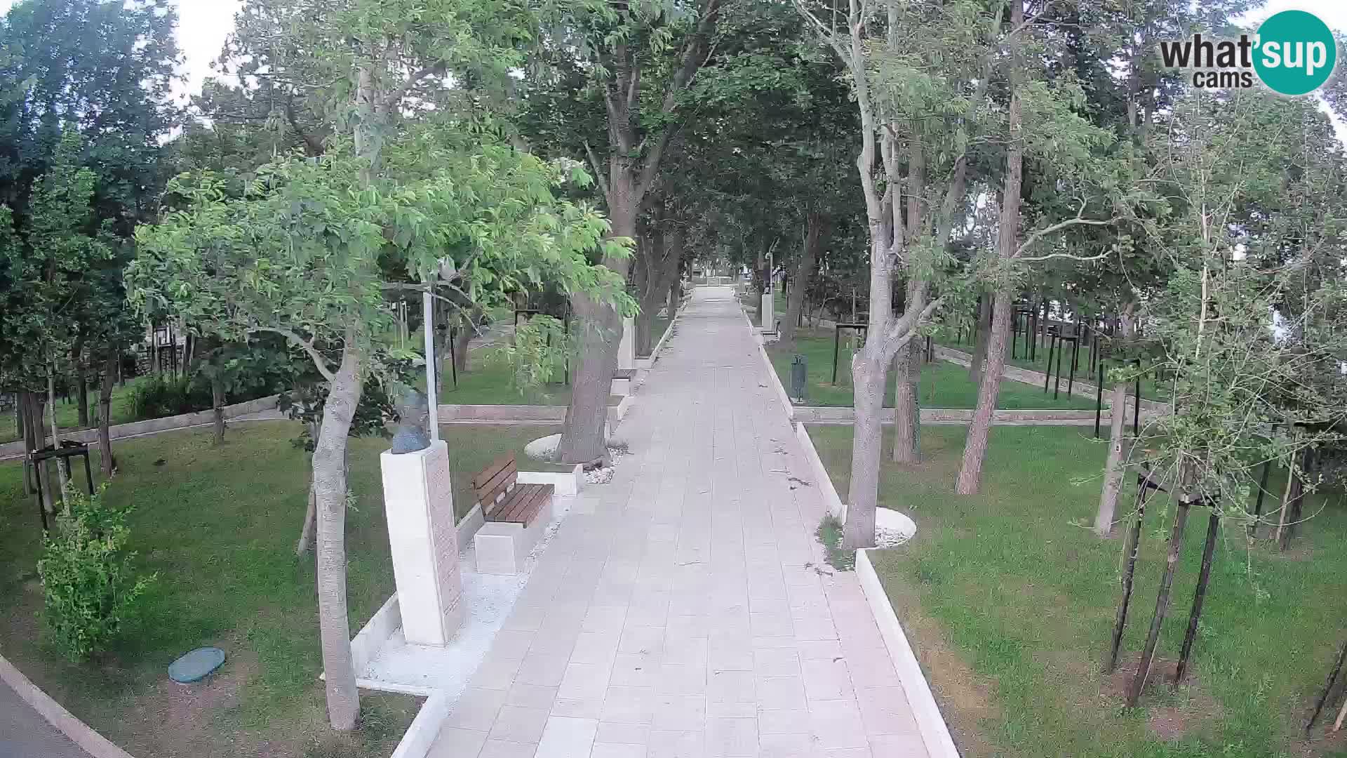 Writers’ Park Webcam Senj – Live by the Sea
