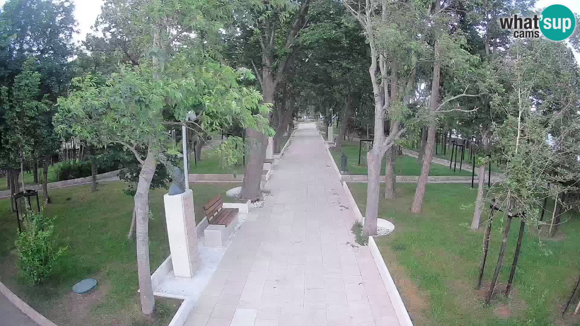 Writers’ Park Webcam Senj – Live by the Sea