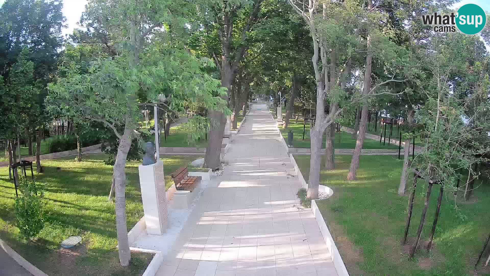 Writers’ Park Webcam Senj – Live by the Sea