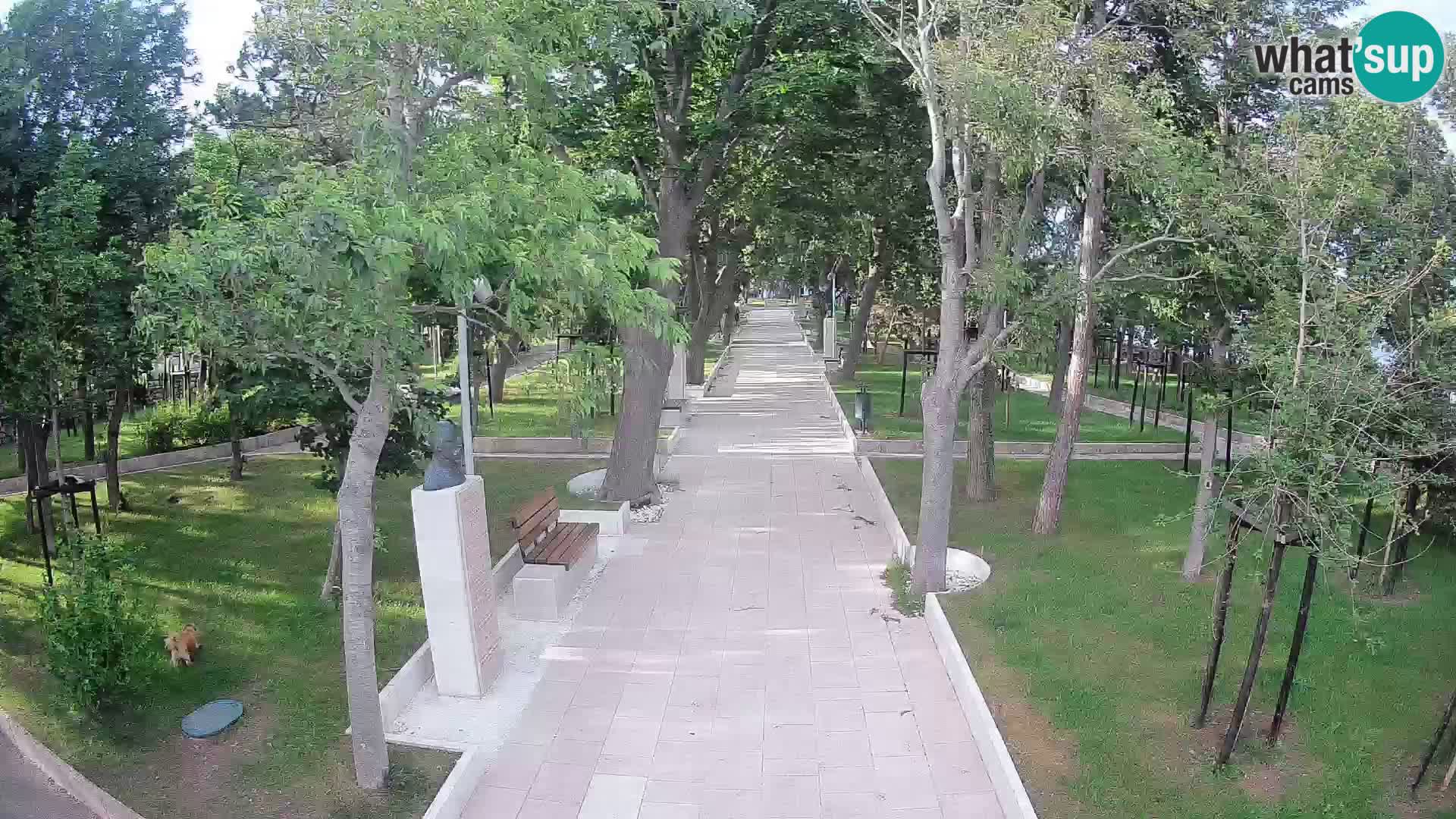 Writers’ Park Webcam Senj – Live by the Sea