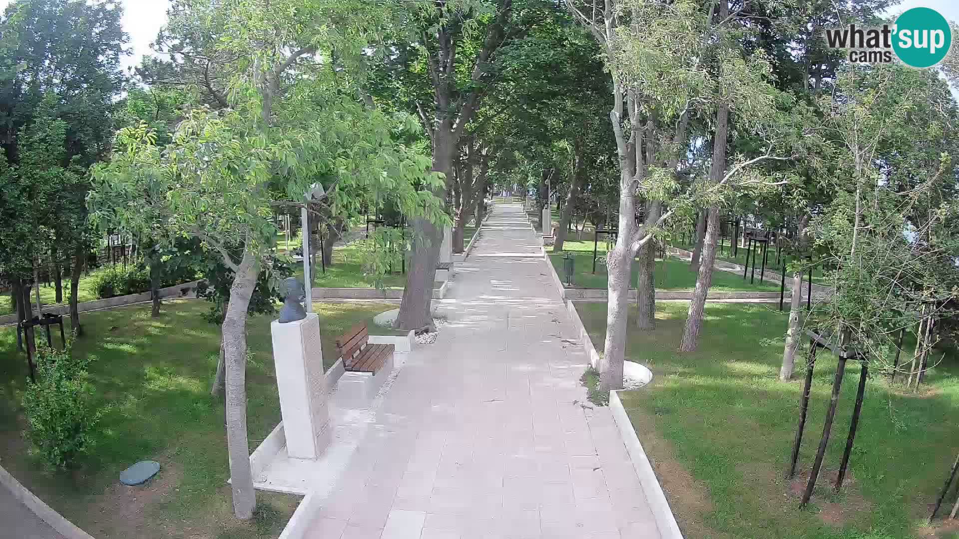 Writers’ Park Webcam Senj – Live by the Sea