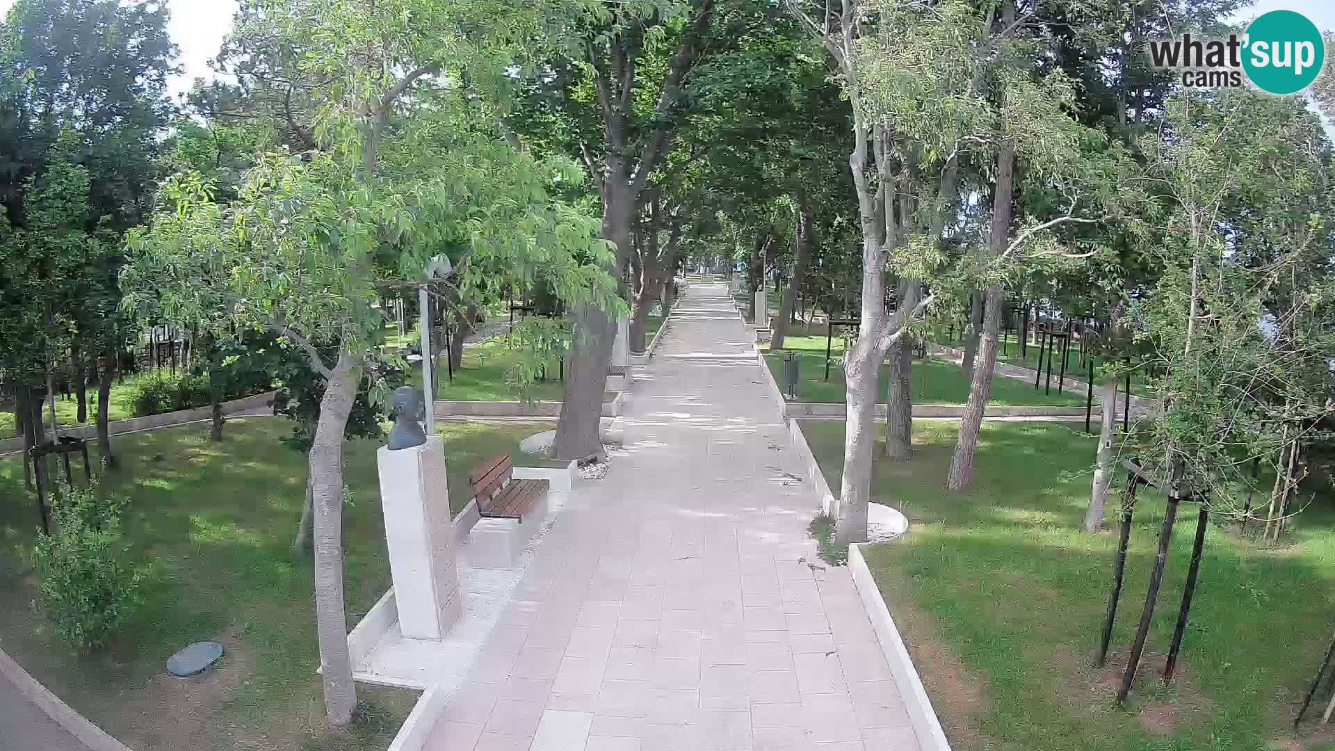 Writers’ Park Webcam Senj – Live by the Sea