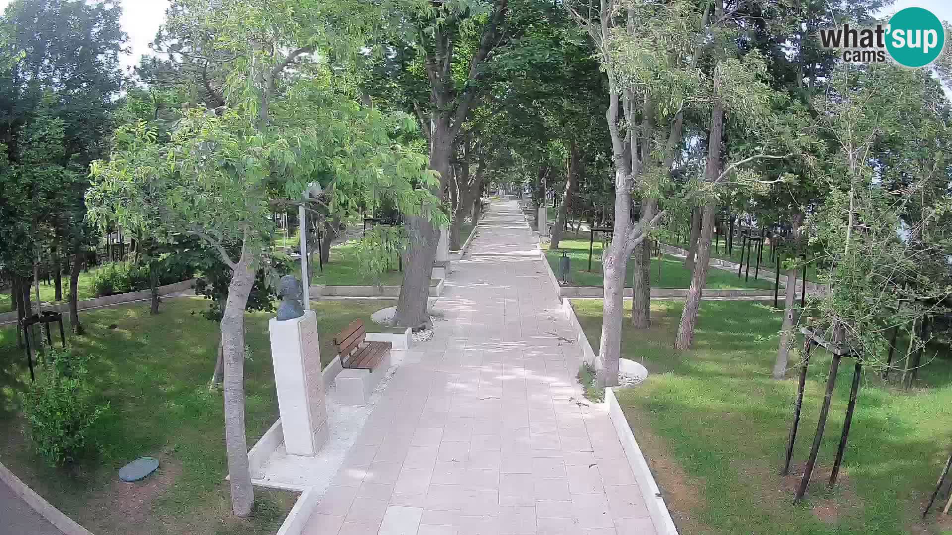 Writers’ Park Webcam Senj – Live by the Sea