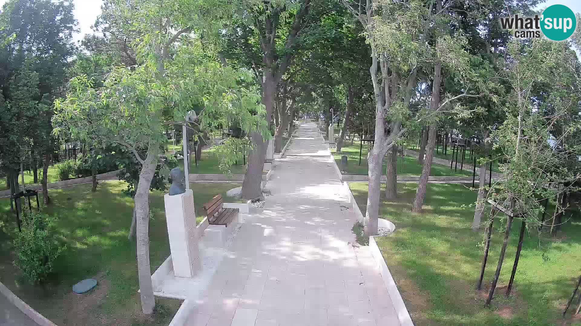 Writers’ Park Webcam Senj – Live by the Sea