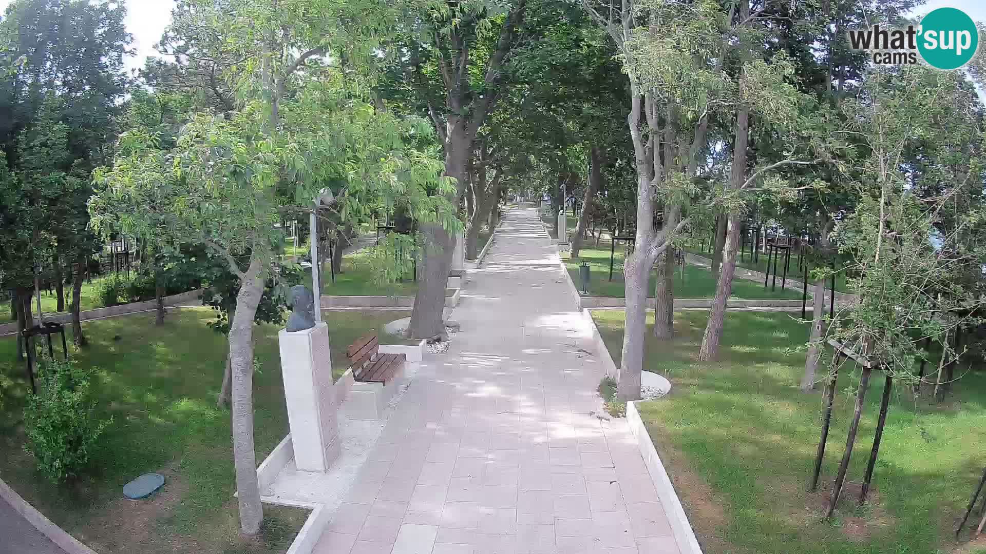 Writers’ Park Webcam Senj – Live by the Sea