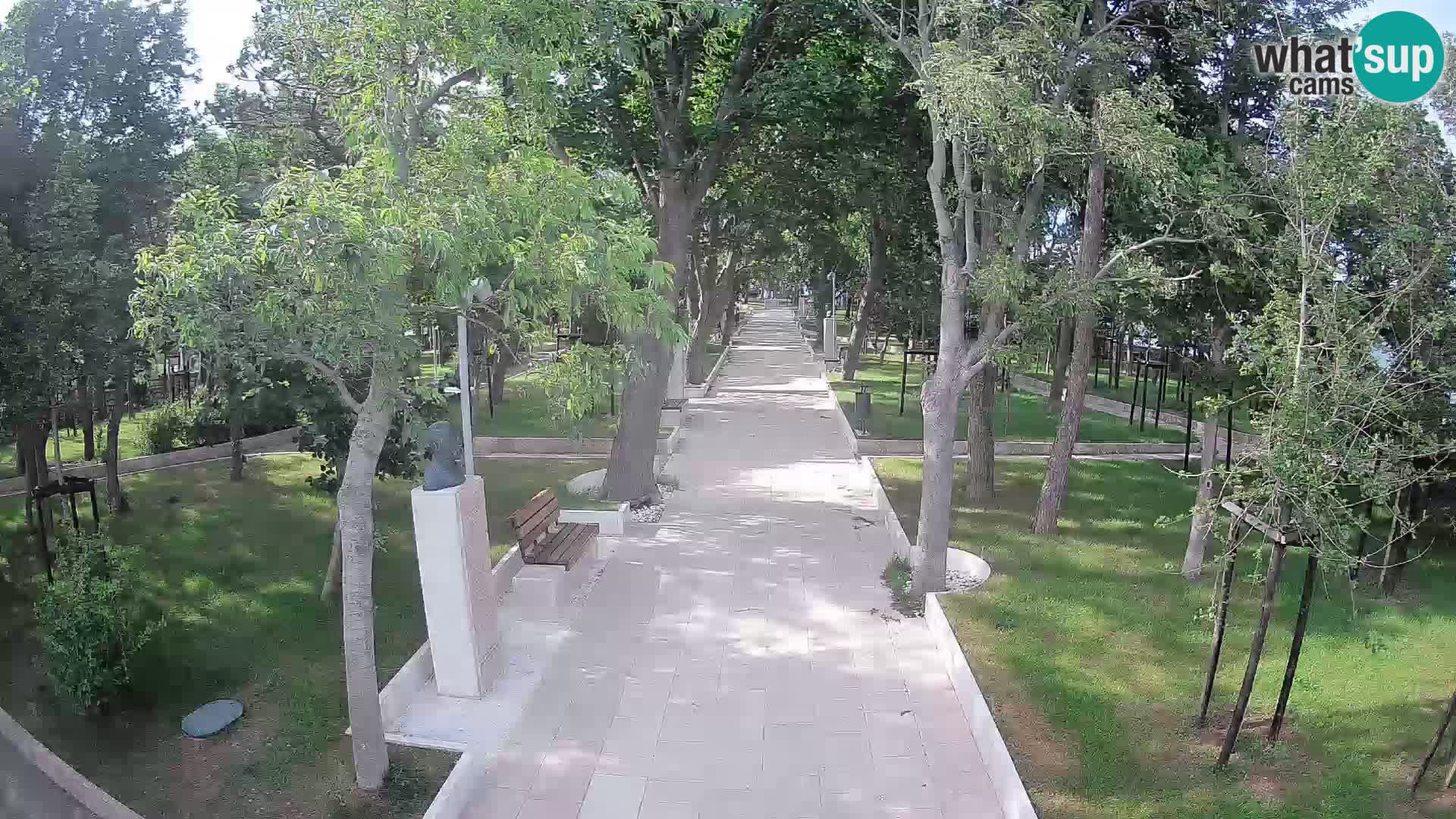 Webcam Schriftstellerpark Senj – Live am Meer