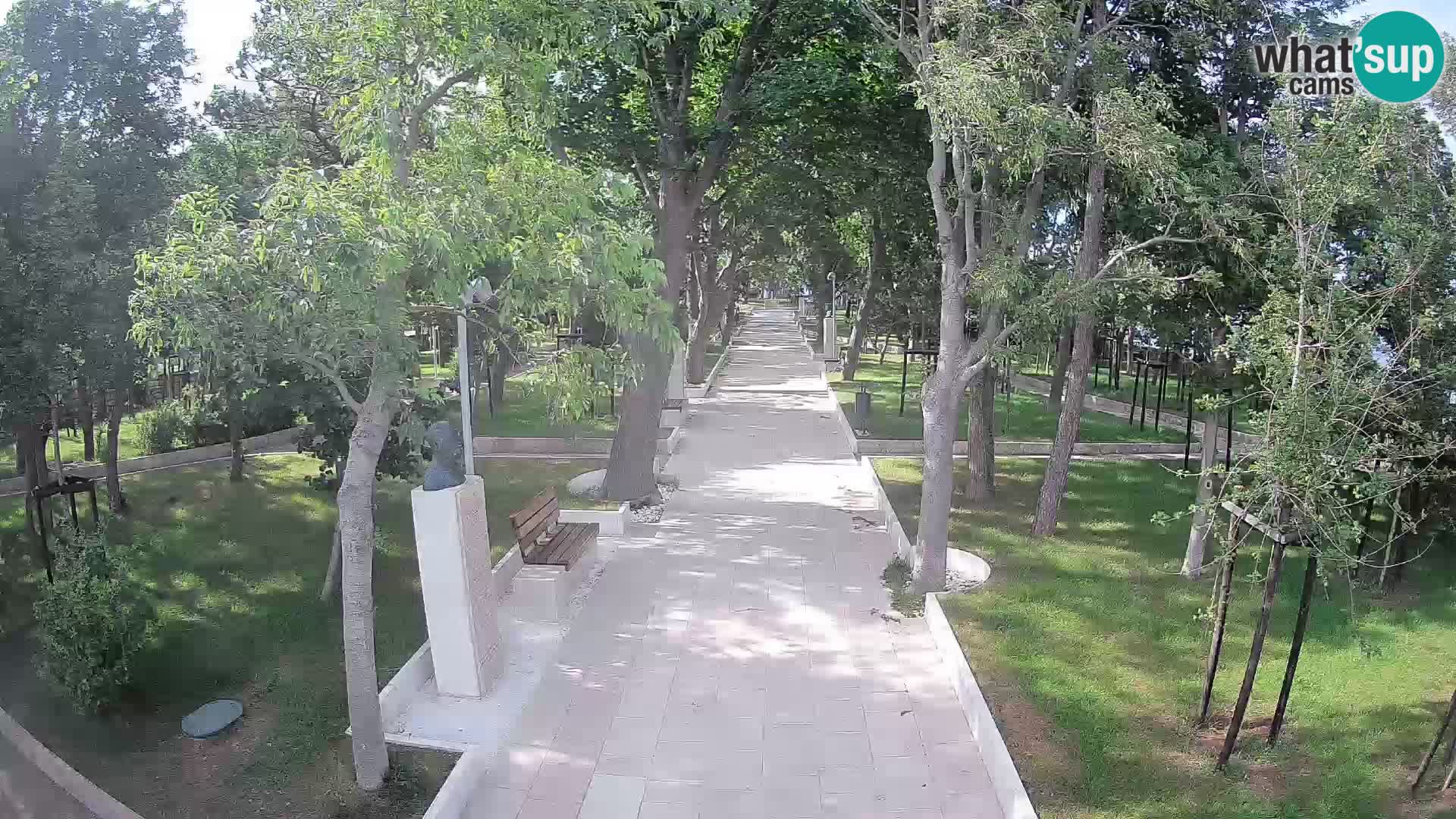 Writers’ Park Webcam Senj – Live by the Sea