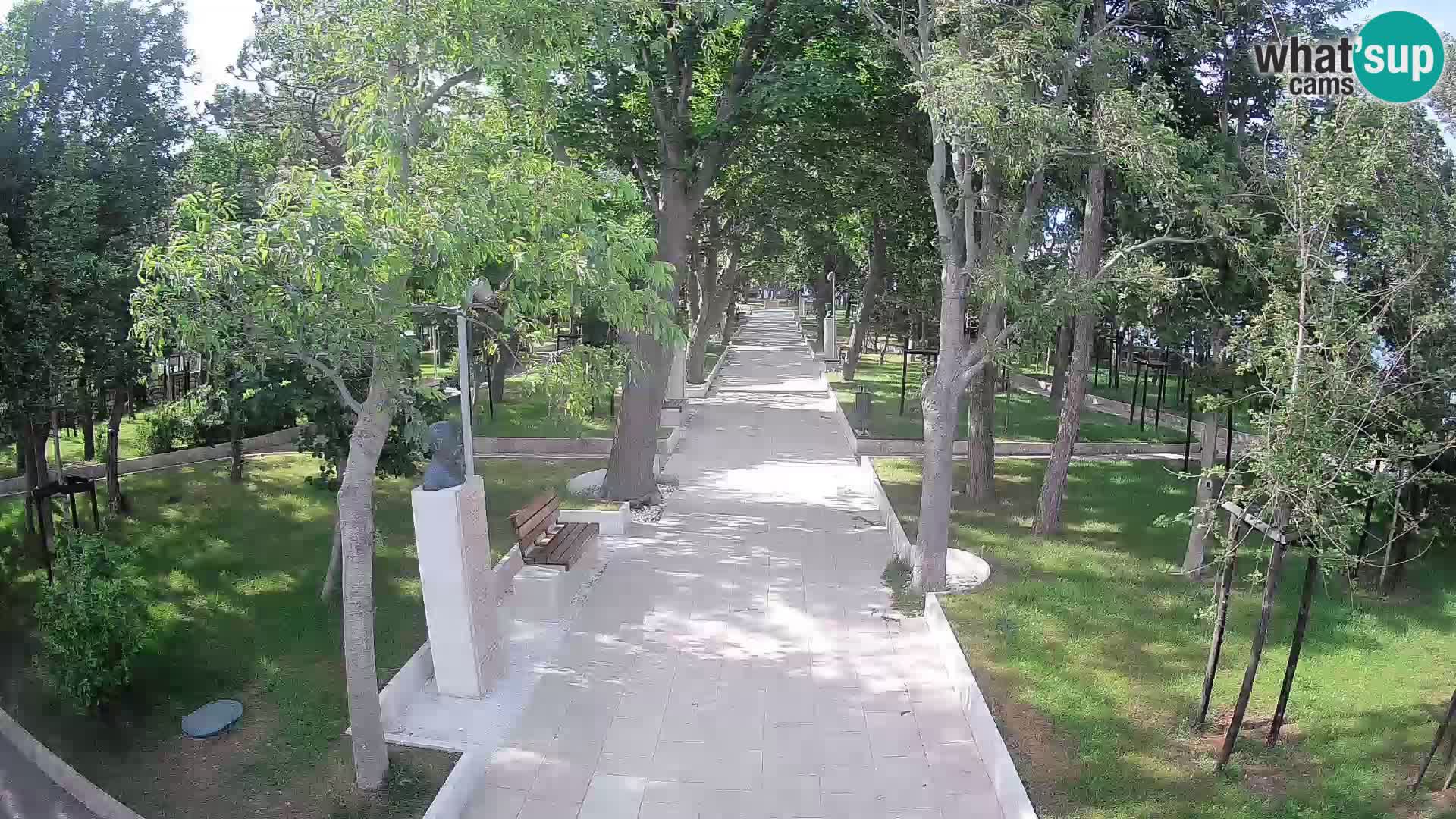 Writers’ Park Webcam Senj – Live by the Sea