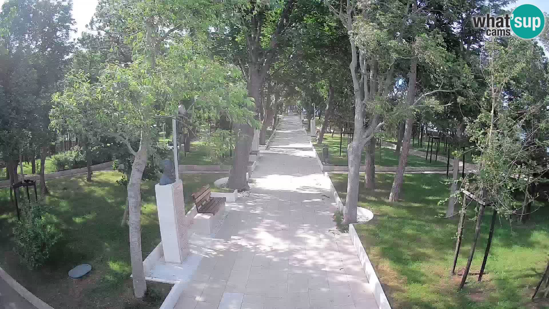 Writers’ Park Webcam Senj – Live by the Sea