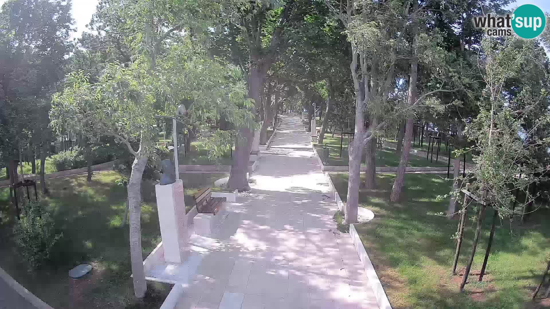 Writers’ Park Webcam Senj – Live by the Sea
