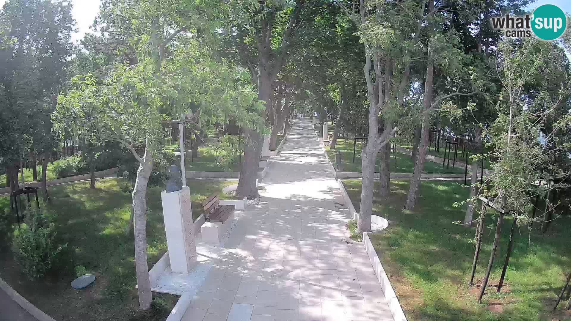 Writers’ Park Webcam Senj – Live by the Sea