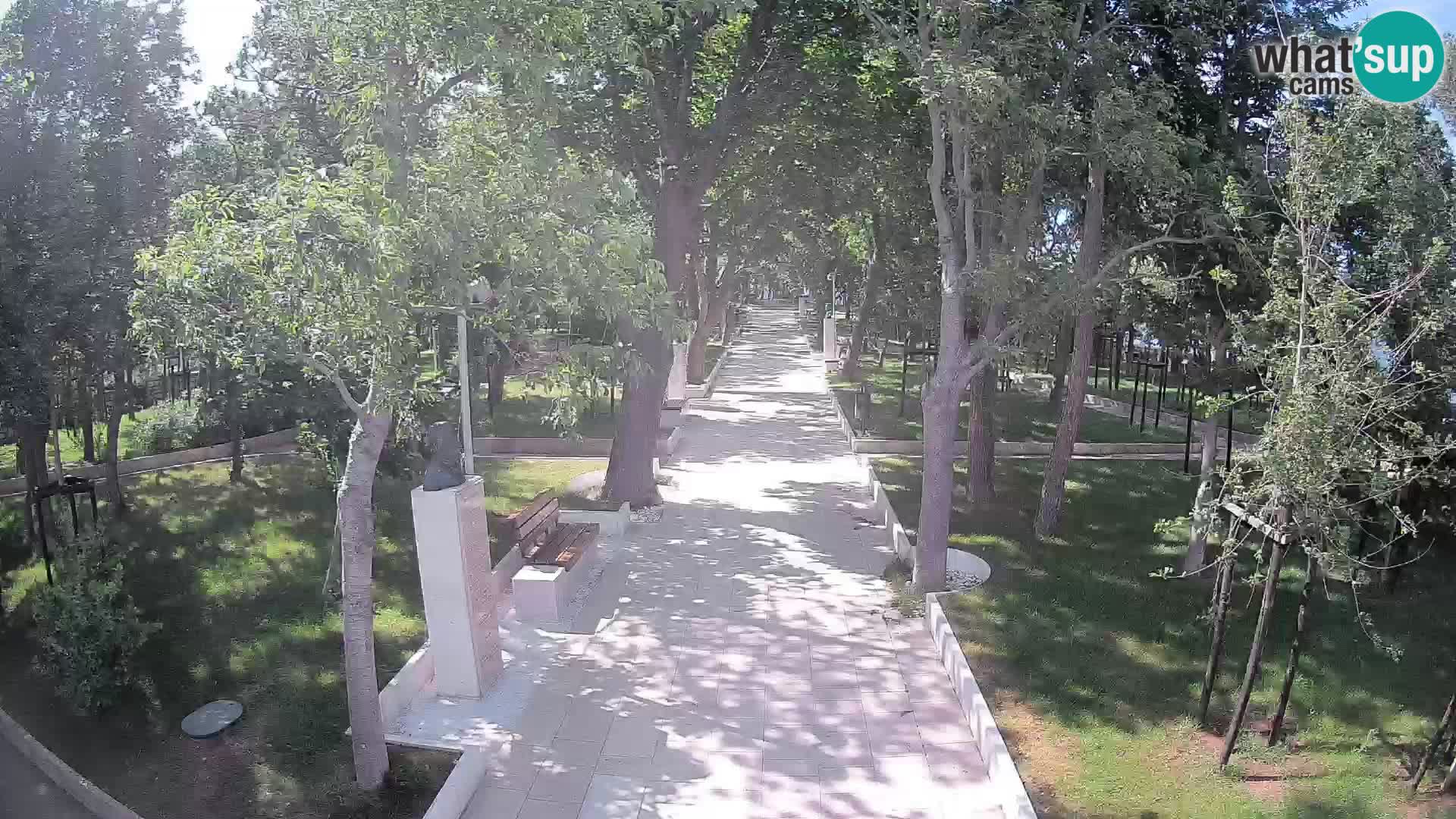 Writers’ Park Webcam Senj – Live by the Sea
