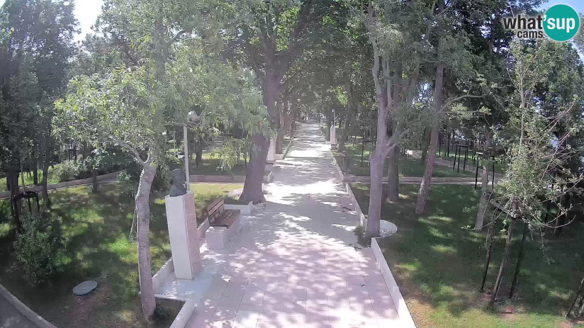 Writers’ Park Webcam Senj – Live by the Sea