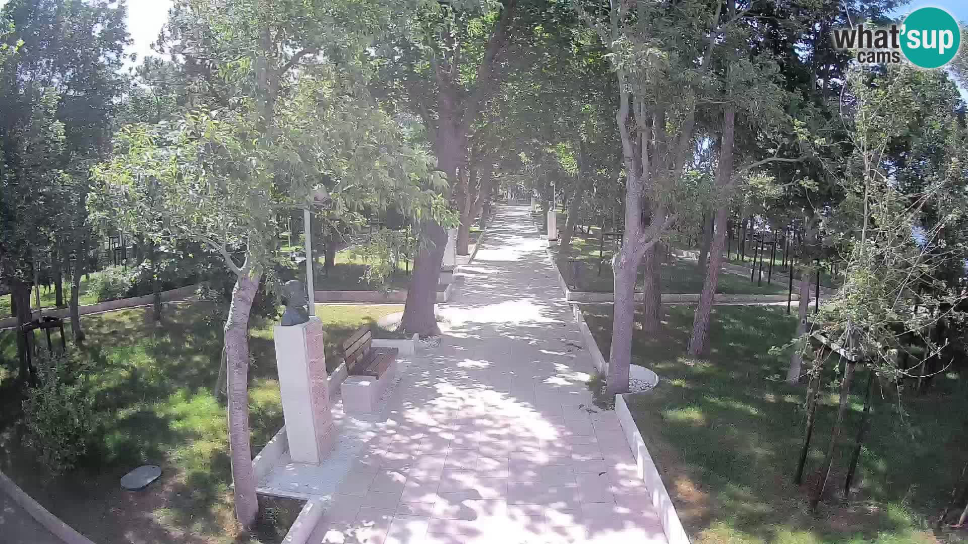 Writers’ Park Webcam Senj – Live by the Sea