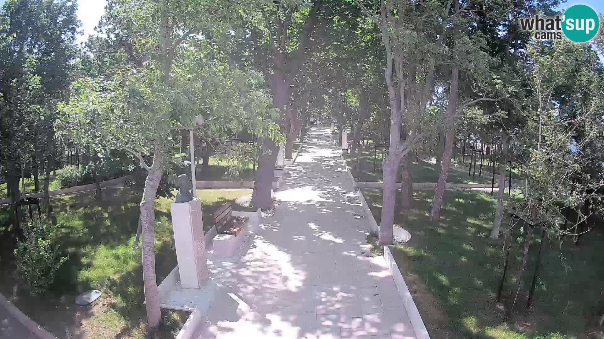 Webcam Schriftstellerpark Senj – Live am Meer
