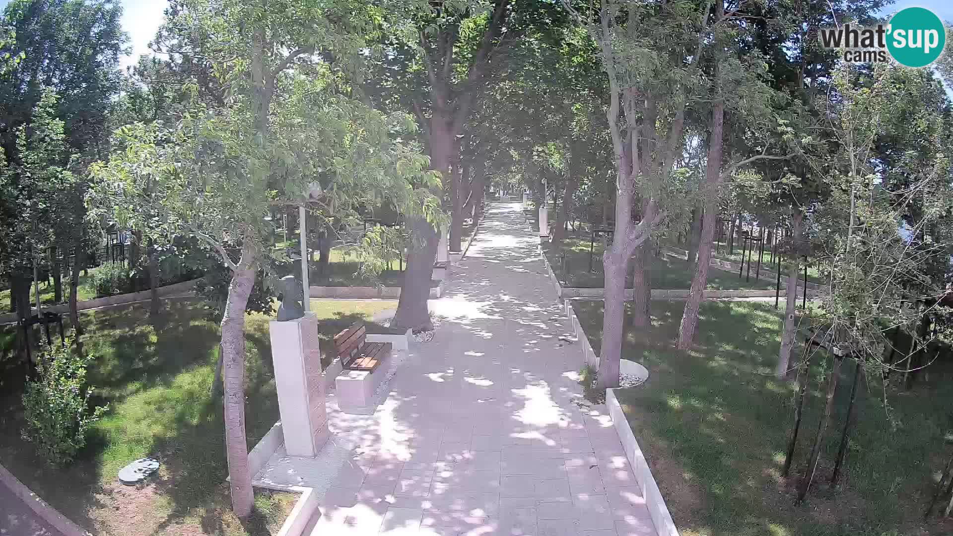 Webcam Schriftstellerpark Senj – Live am Meer