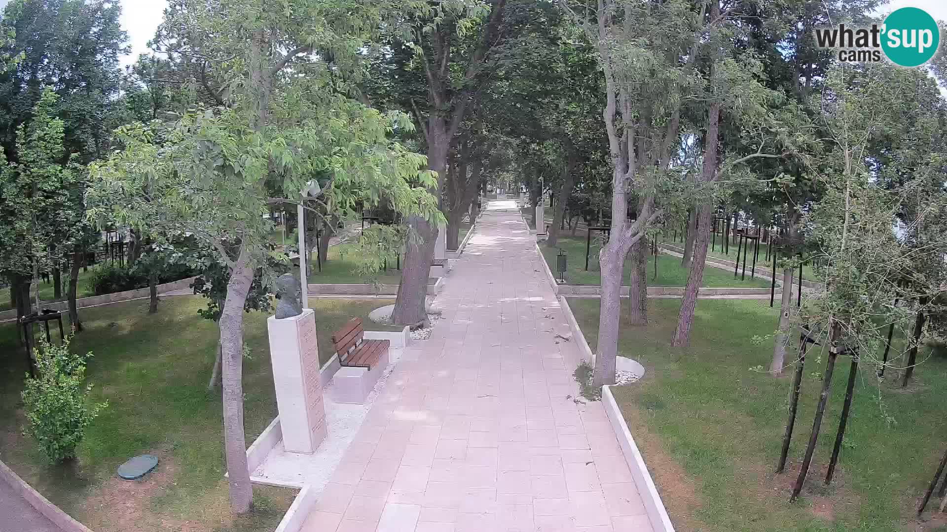 Writers’ Park Webcam Senj – Live by the Sea