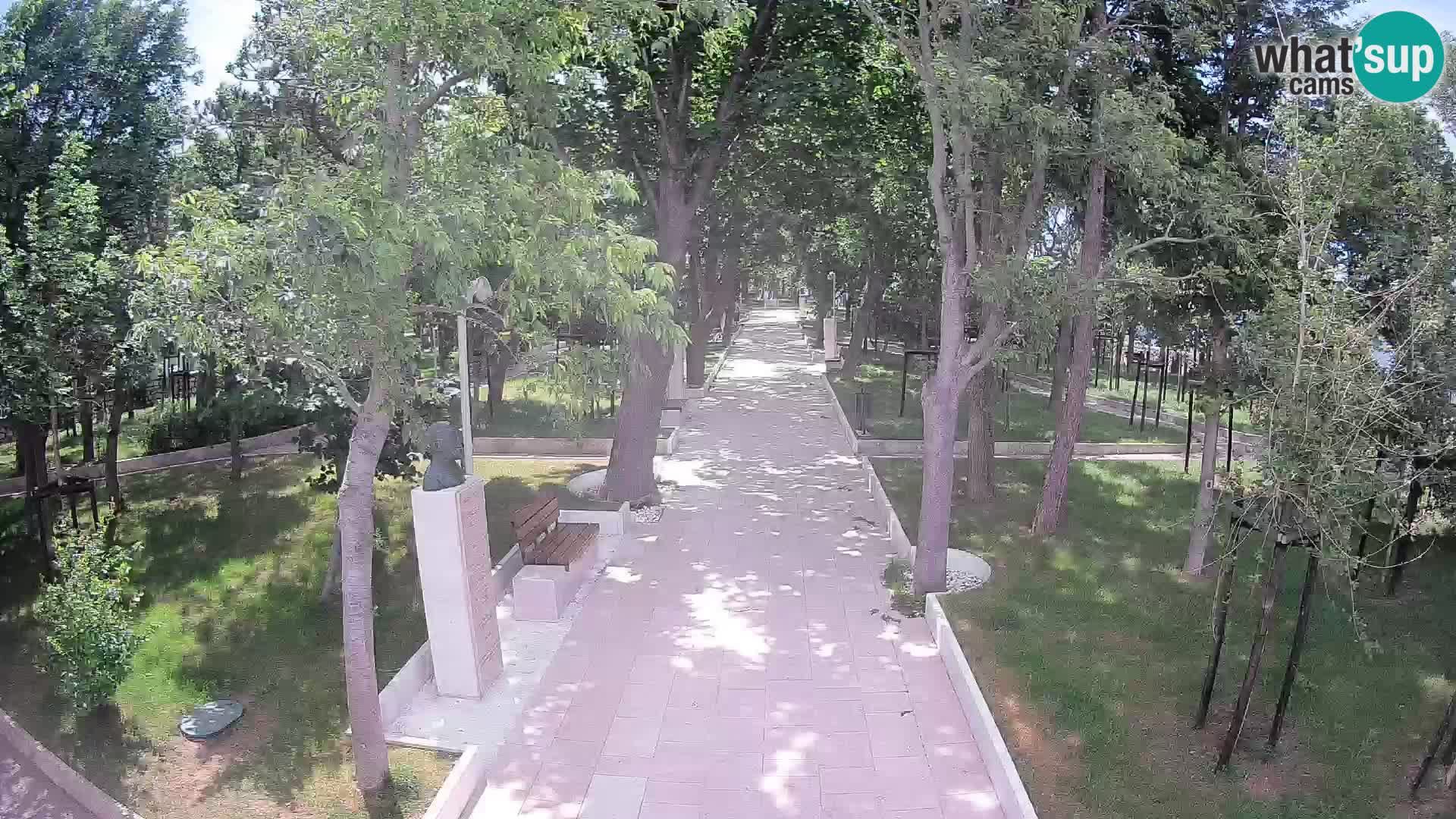 Writers’ Park Webcam Senj – Live by the Sea