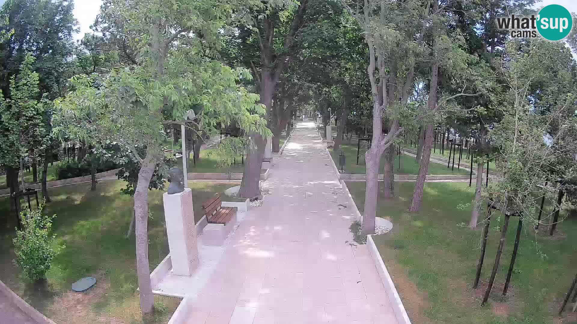 Writers’ Park Webcam Senj – Live by the Sea