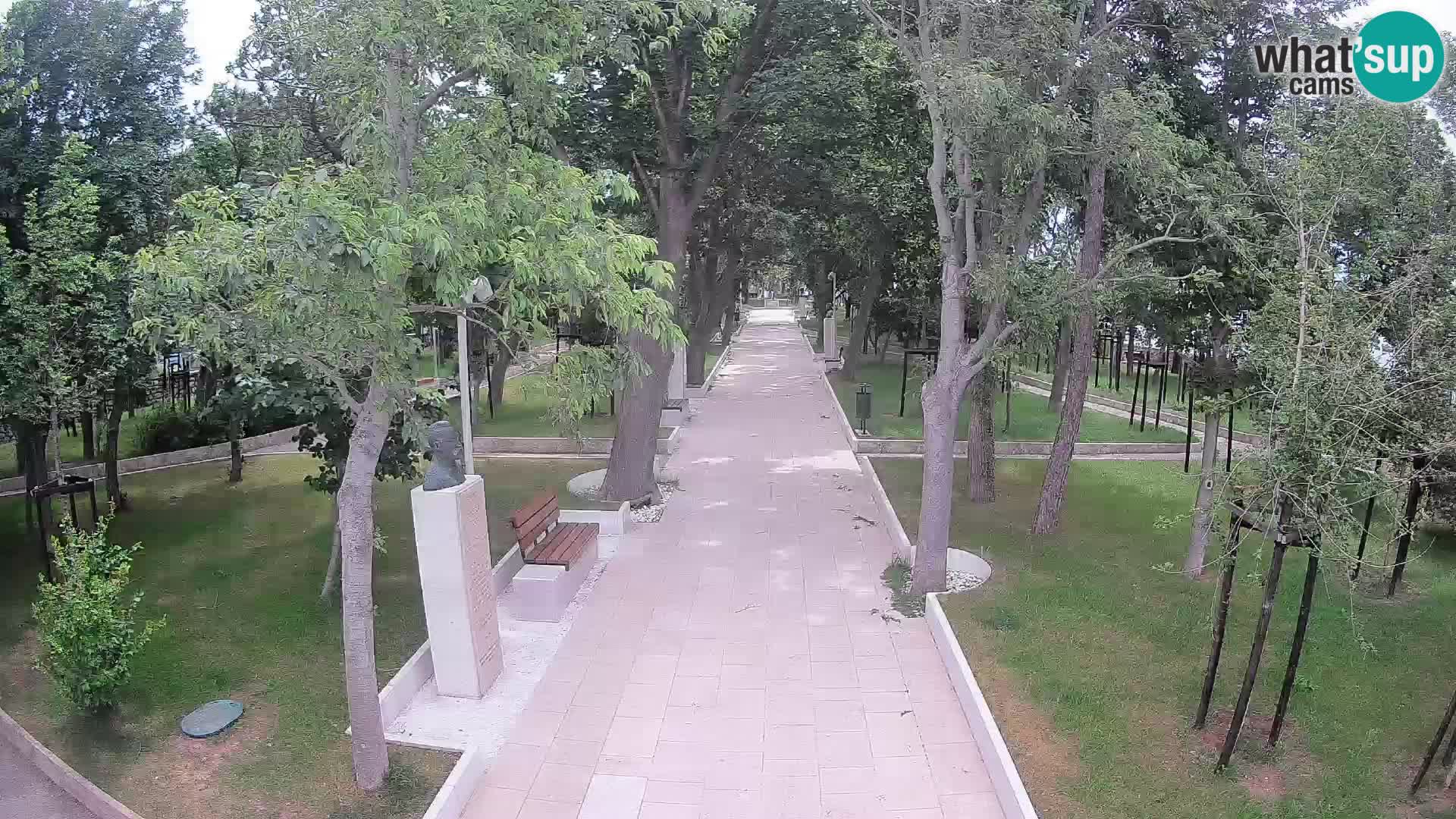 Webcam Schriftstellerpark Senj – Live am Meer