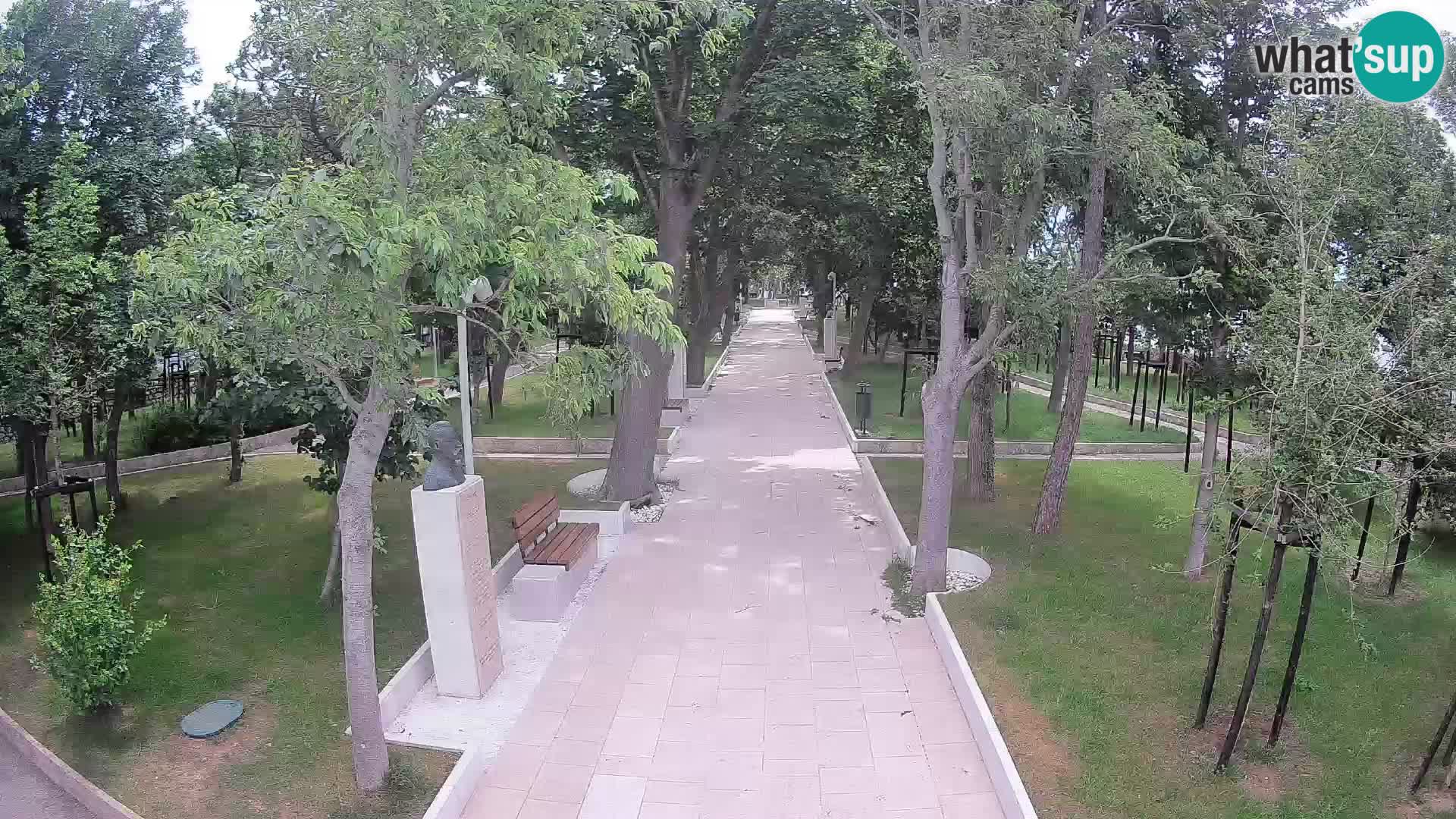 Writers’ Park Webcam Senj – Live by the Sea