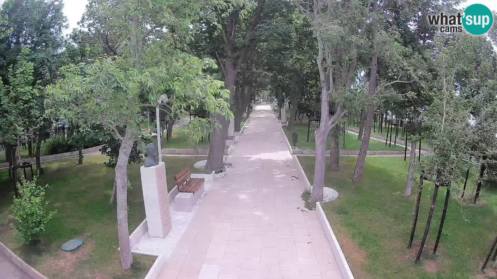 Writers’ Park Webcam Senj – Live by the Sea