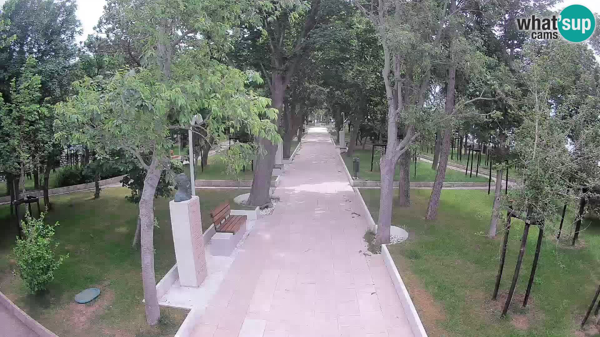 Writers’ Park Webcam Senj – Live by the Sea